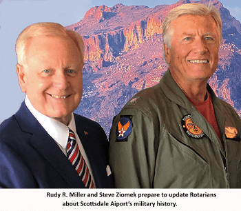 Rotarians Learn About Scottsdale Airport’s Military History