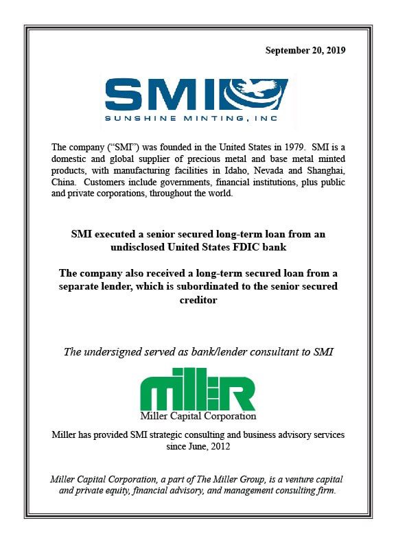 SMI Loan 1 Min