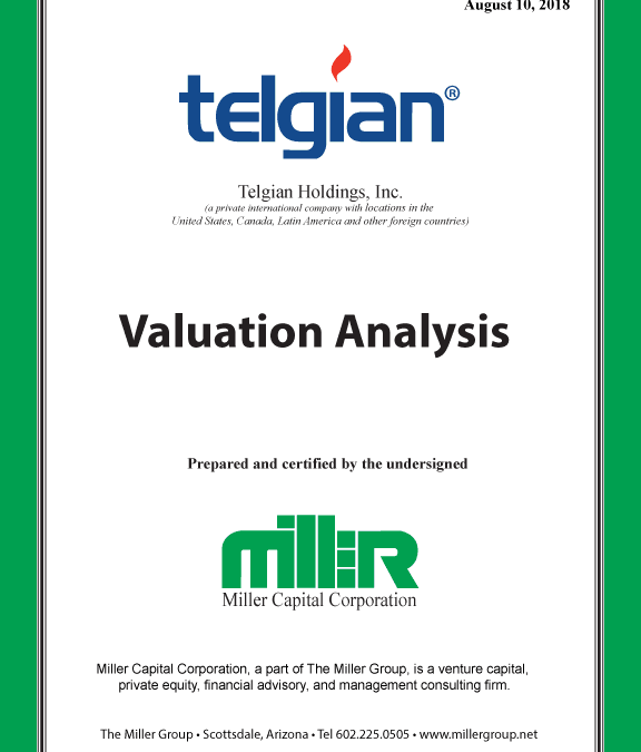 Miller Capital Corporation Issues Valuation Analysis