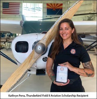 Thunderbird Field II Veterans Memorial, Inc. Awards Aviation Scholarship to Pima Community College Student