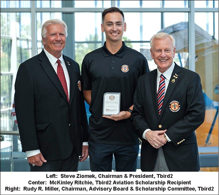 ASU Student Receives Aviation Scholarship from Thunderbird Field II Veterans Memorial, Inc.