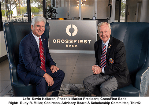 CrossFirst Bank Supports Thunderbird Field II Veterans Memorial, Inc. Aviation Scholarship Program & Veterans Day Commemoration Event