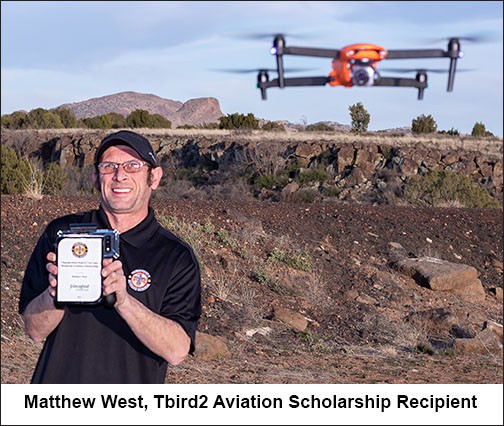 Thunderbird Field II Veterans Memorial, Inc. Aviation Scholarship Awarded to Yavapai College Student