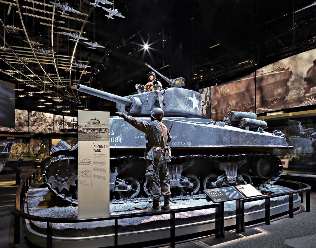 NMUSA Int 8064 073120 Lkg SE At Cobra King Sherman Tank 11x14 1